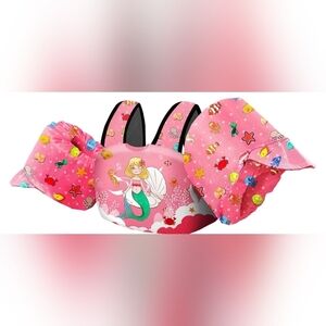 New Kids Mermaid Swim Vest Life Jacket